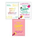 Mind Over Clutter Nicola Lewis,How To Clean Your House, at Christmas 3 Books Set