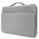 MOCA Felt Leather Cover for Tablets, Laptops, Compatible with MacBook Laptop Bag Sleeve for 13.3 Inch (33.02 Cm), 13.3 Inch (33.78 Cm) Apple MacBook Air Pro Retina a1466 a1369 a1502 MacBook, Grey