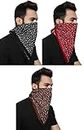BISMAADH Multifunctional Cowboy Paisley Star Print Handkerchief Headwrap Scarf Bandana For Men & Women