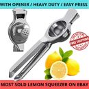 LEMON LIME SQUEEZER JUICER. STAINLESS STEEL WITH BOTTLE OPENER MANUAL HAND PRESS