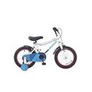 Wildtrak Bicicleta Infantil WT002 9X14 SGL Wht, Rueda de 14 Pulgadas, Color Blanco