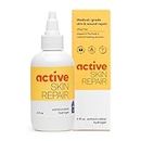 Active Skin Repair First Aid Healing Skin Hydrogel - Natural & Non-Toxic Repairing Ointment with Hypochlorus Acid for Minor Cuts, Wounds, Scrapes, Rashes, Sunburns, & More, HSA/FSA Eligible, 3 oz