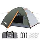 Gysrevi Camping Zelt Wurfzelt Kuppelzelte Wasserdicht Winddicht Dome Tent 2 Personen Zelt Ultraleicht Zelt für Camping Outdoor Trekking