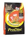 ProDiet Dry Cat Food for Adult Gourmet Seafood 500g (Pack of 3)