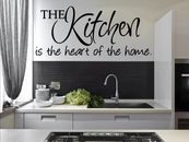 Adesivo da parete La cucina è il cuore della casa cucina design decalcomania arte da parete