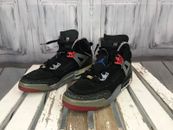 Nike Michael Jordan Black Red Kids Boys Shoes Casual Sneaker Sport Size 6Y Youth