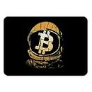 Bitcoin Crypto Currency Design Non-Slip Rubber Base Gaming & Laptop Mousepad AMZMP008 (Single Colour)