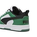 Puma Rebound V6 Lo Jr, Sneaker Unisex - Adulto, Puma White Puma Black Archive Green, 36 EU