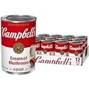 Campbell's Condensed Cream of Mushroom Soup, 10.5 Ounce Can (Case of 12)