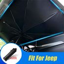 For Jeep Accessories Large Car Windshield Umbrella Sun Shade Foldable Cover