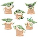 FISAPBXC Mini Baby Figurine, Mini Figures Set, Baby Toys for Kids, Baby Action Figure, Baby Figurine, Child Toy, Suitable for Movie Fans of All Ages, Birthday Party Decoration