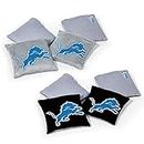 Wild Sports NFL Detroit Lions 8pk Dual Sided Bean Bags, Team Color