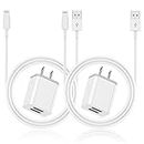 iPhone Charger and Wall Plug,[Apple MFi Certified] 2Pack 10ft Lightning Cable Cord with Dual Port USB Charging Adapter Block Box for Apple iPhone 13 Pro/12 Mini/11/XR/X/Xs Max/8/7/6/6s Plus/SE/5c/iPad