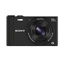 Sony DSCWX350 Digital Compact Camera with Wi-Fi and NFC (18.2 MP, 20x Optical Zoom) - Black