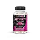 Enhancer Woman | 100% stimolante per le donne | Regolatore mestruale | Aumenta l'energia e le prestazioni fisiche e muscolari | Maca, Tribulus, Ginseng, Ginkgo | 60 capsule
