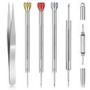 JOREST Watch Screwdriver Set, Small Screwdriver Set for Watch Glasses Jewelry Repair, Mini Screwdrivers Flathead Phillips Hex, Watch Tool for Watch Battery Replacement & Watch Link Screw Removal
