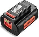 Powerextra Upgraded 3000mAh 40Volt MAX Replacement Battery for Black and Decker 40V LBX2040 LBX36 LBXR36 LBXR2036 LST540 LCS1240 LBX1540 LST136W