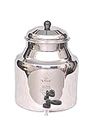 Vintel Stainless Steel Water Dispenser Pot/Container with Brass Tap - 9L, 304 Grade