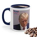 Trump Ceramic Coffee Cup | Mugshot Mug Photo 11.8oz - Funny Coffee Cups Ceramic for 2024 Coffee Cup Lovers, Great Ceramic Cup for Trump 2024 Supporters Buniq