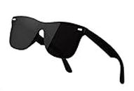 VILEN RAY Square Black Sunglasses For Men Women 100% UV Protection glass for men Outward Adventure Driving Glasses (Medium)