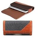 SmartLike Brown Magnetic Holster Belt Pouch for Nokia Lumia 830