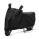 NG Auto Front Universal Full Body Cover for All Two Wheelers Upto 180 CC Bike, Scooty/Scooter Cover for Honda Activa 6G, Splendor Plus, Pulsar, Etc (Black)