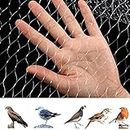 33 x 16 Ft Anti Bird Net for Garden, Reusable Nylon Garden Anti Bird Mesh Netting with 1.1 Inches Mesh, Protect Plant Tree Fruits Vegetable for Birds Pest Control and Animal Fence Barrier Netting