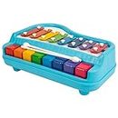 Fun Express 2 in 1 Baby Piano Xylophone Toy - 8 Multicolored Key Keyboard Xylophone Piano for Toddlers 1-3 Years Old | Preschool Educational Musical Learning Instruments Toy for Baby Kids Girls Boys