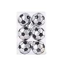 Christmas Baubles Sale Clearance 6PCS 60mm Football Christmas Decorations Christmas Tree Bauble Hanging Loop Shatterproof Ornamets Personalised Ornaments 2022 Decorations Party Bag Fillers for Boys