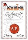 Mobile Geeks Sponsor-Zertifikat "5" (German Edition)
