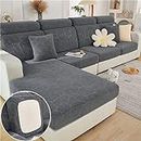 Tencipeda Interior Magic Sofa Covers, Magic Sofa Covers for Sectional, 2023 New Wear-Resistant Universal Sofa Cover Stretch Washable (Light Grey,Headrest Cover S)