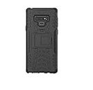 More Fit Hard Case Shockproof Bumper Defender Cover, Kick Stand Hybrid Desk Stand Case Cover for Samsung Galaxy Note 9 Black