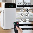 Air Purifier HEPA Filter PM2.5 Smoke Dust Germ Odor Cleaner Remote Control