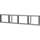 1X Estante de pared/estante gris antracita gris antracita CD/DVD/JUEGOS/BLU-RAY Ikea Lerberg.