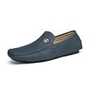Bruno Marc Men's 3251314 Navy Penny Loafers Moccasins Shoes Size 10.5 M US