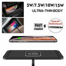 2 In 1 Car Wireless Charger Pad Fast Charging Non-slip Mat Dashboard Holder