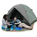 JAICOM Tente 2-3 Personnes Tente de Camping, Ultra-légère et Portable, Anti-UV et Imperméable, Installation Facile, Tente Dôme 3-4 Saisons pour Extérieur, Trekking, Camping, La Plage