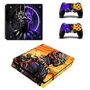 JOCHUI Vinyl Decal Skin Stickers Cover for PS4 Slim S Console Playstation 4 Controllers Panther Purple