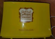 Nostalgia Grilled Cheese Sandwich Toaster Tested Yellow Small Appliance - WORKS!