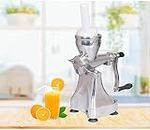 Jagjeet 16 No Deluxe Aluminum Hand Juicer, Pack of 1, Silver Color, Made in India