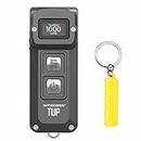 NITECORE Tup Grey 1000 Lumen Rechargeable EDC Keychain Flashlight with NITECORE Tag