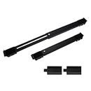 2pcs Appliance Rollers Heavy Duty, Max 27.6 in Heavy Appliance Base Easy Sliders Appliance Movers Refrigerator Wheels for Move Washing Machine Dryers Furniture (Black, Upgrade Wheel)