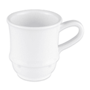 GET TM-1208-W 8 oz Plastic Coffee Mug, White, SAN Plastic