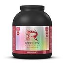 Reflex Nutrition 100% Whey Protein Powder | 80% Pure Whey Protein | Amino Acids | No Added Sugar | Protein Powder (Strawberry & Raspberry, 2kg)