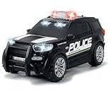 Dickie - Voiture Ford Police Interceptor - Son et Lumière - 27,5cm - Piles Incluses - Dès 3 Ans - 203714018