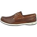 Clarks Men Orson Harbour Brown Leather Boat Shoes-10 UK/India (44.5 EU) (91203575817100)