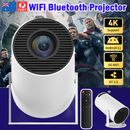 Portable WiFi 6 Bluetooth 5.0 Projector 4K LED Android 11 Projector 7000 Lumen