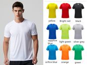 Gymnase hommes outdoor T-shirt manches courtes vêtements de sport sweat-shirt