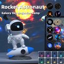 Rocket Astronaut Galaxy Star Sky Projector Lamp Desktop