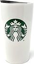Starbucks 2020 Classic Green & White Traveler Tumbler Coffee Mug (12 Oz, Ceramic), 12 ounce